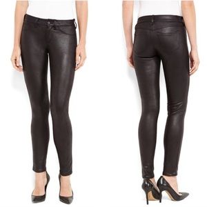 Sold Design Lab Scaled Print Ankle Skinny Jeans Black 27